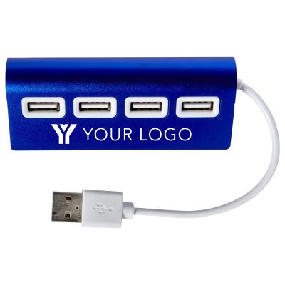 Aluminijski USB hub Leo