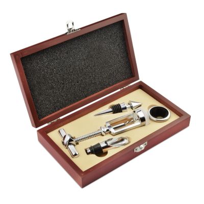 Wine set MERLOT Brown