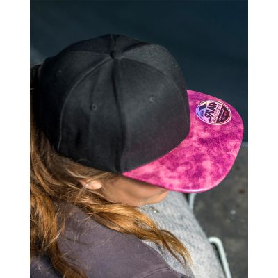 Bronx Glitter Flat Peak Snapback Cap