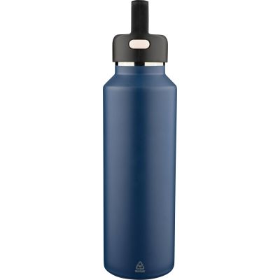 Recycled stainless steel double-walled bottle (600 ml) Mace