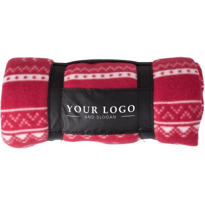 Polar fleece reindeer blanket (180 gr/m2) Jane