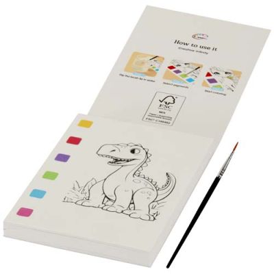 Quell colouring book and water brush pen set