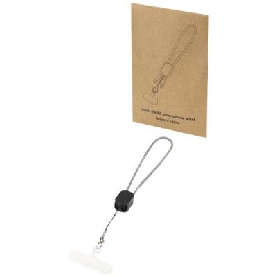 Arich RCS recycled wrist lanyard with built-in 20W Type-C charging cable