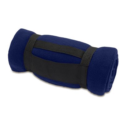 AROSA fleece blanket, dark blue