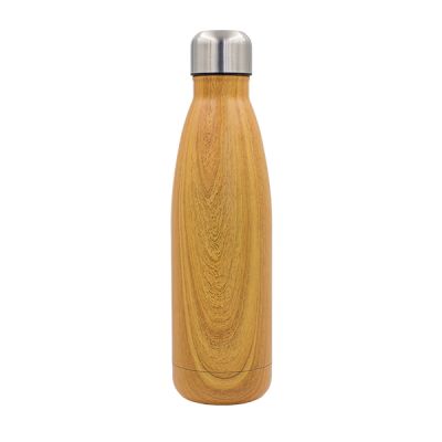WOODY 500 ml vacuum bottle, brown