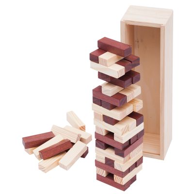 TOWER wooden game,  brown