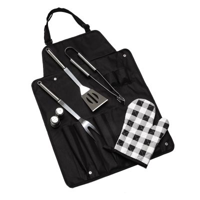 STEAKOUT&BBQ set for barbecue with apron