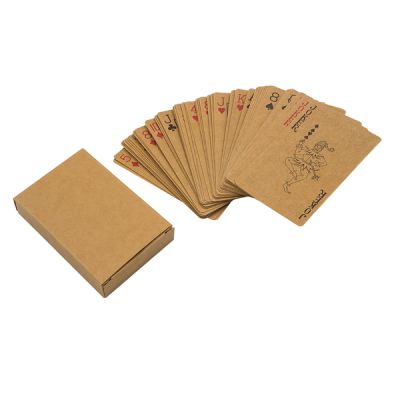 JACK playing cards, brown