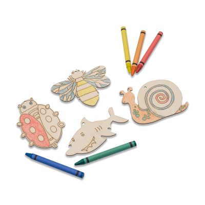 FILIPPO set of decorations for colouring, beige