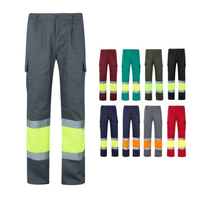 VL ATHENA. Dvobojne hlače od kepera (210g/m²), podstavljene, s više džepova, od pamuka (20%) i poliestera (80%)