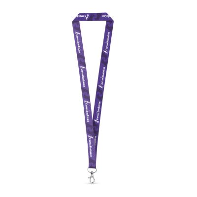 WINDSOR. SET Lanyard SUBLIMATION Long II (20 mm) od recikliranog poliestera (100% rPET) s karabinerom na zatvaraču od 20 mm